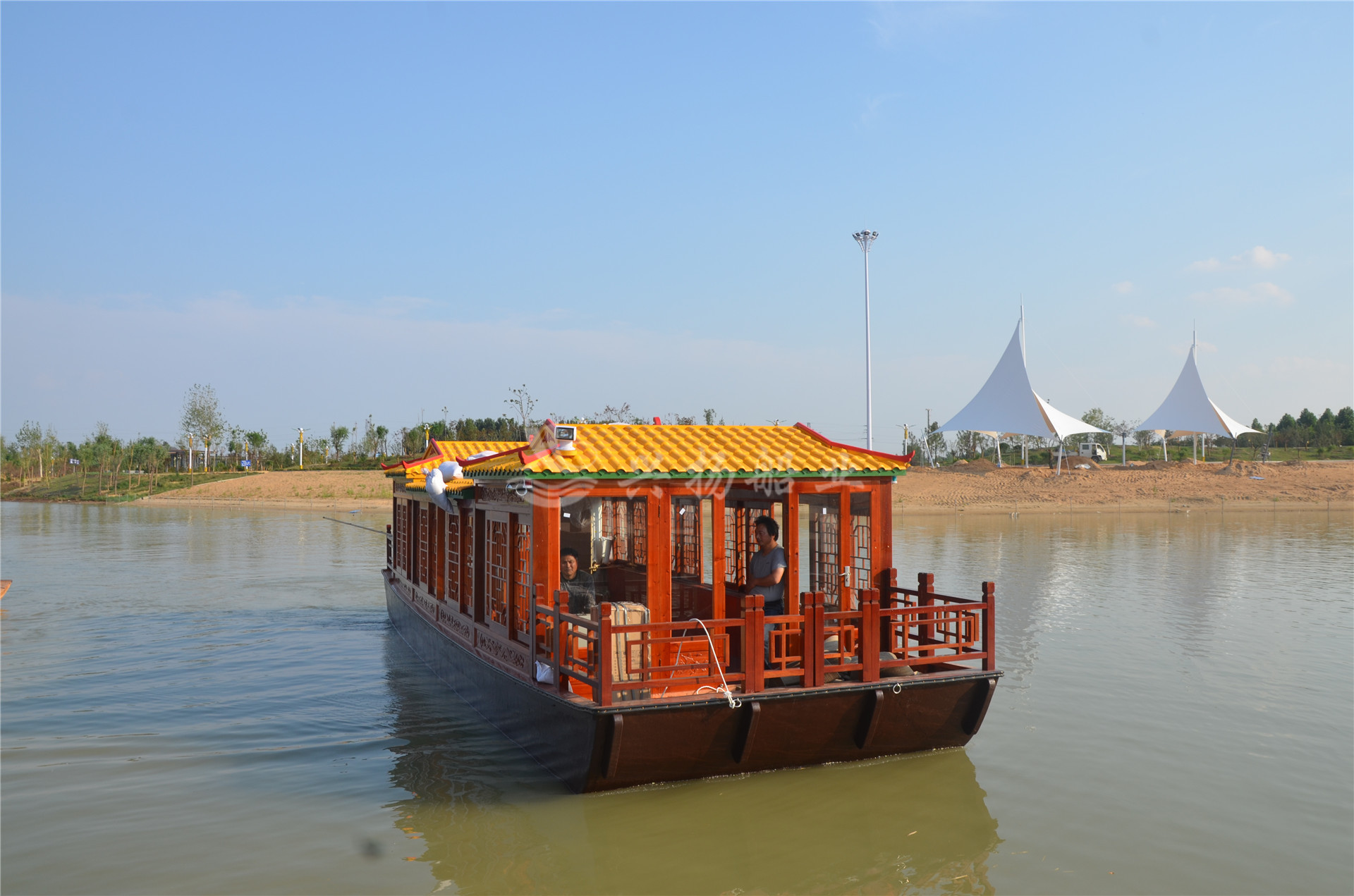 河北保定12.5米畫(huà)舫船