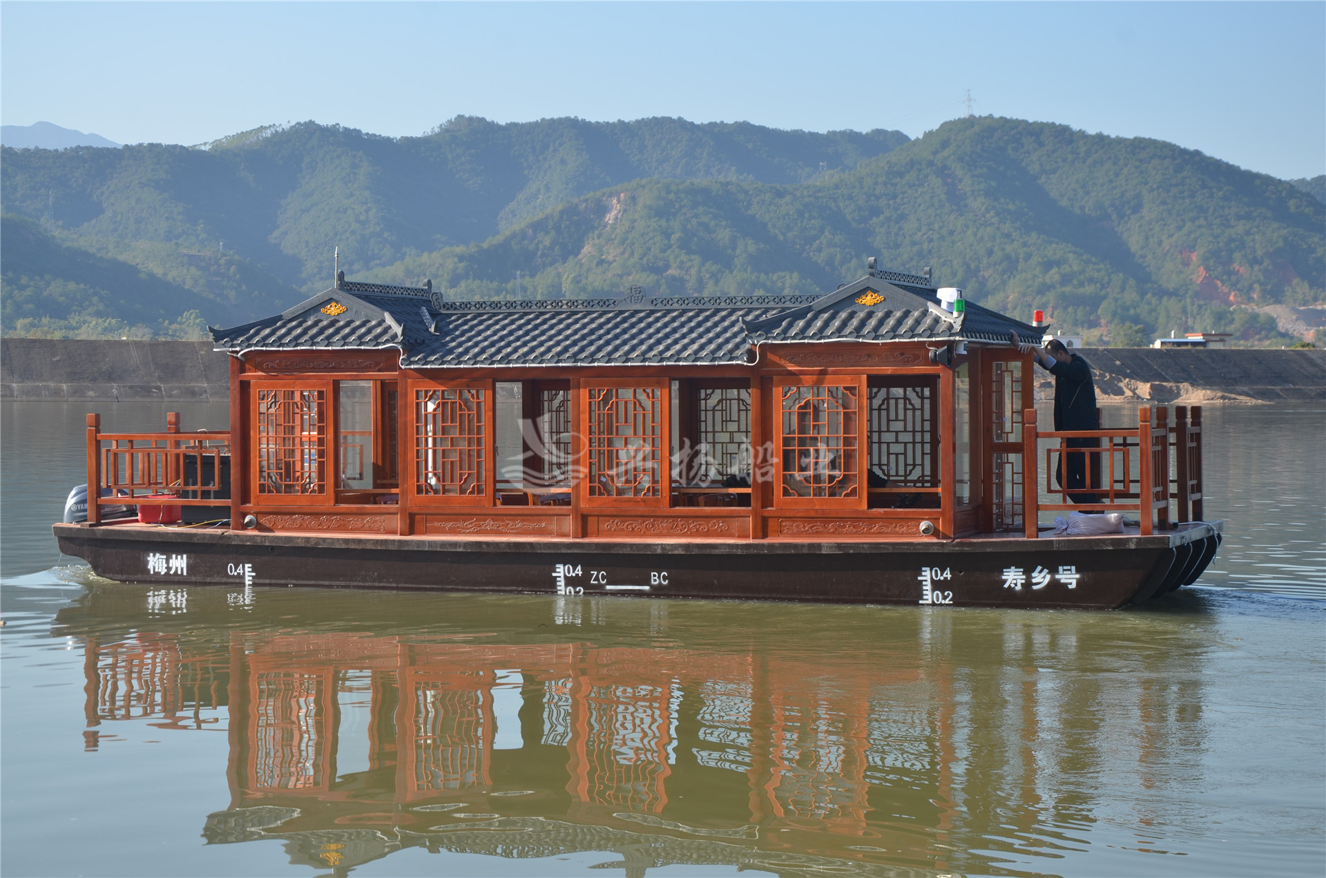 廣東蕉嶺船檢畫(huà)舫船